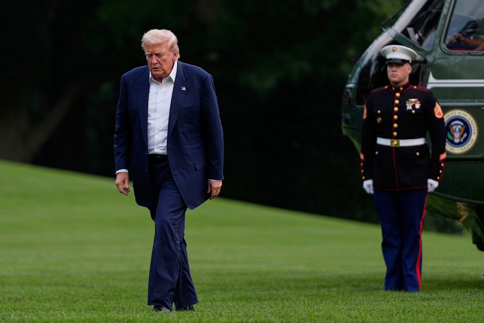 The Latest: Trump offers no details about improving food distribution in Israeli-controlled Gaza