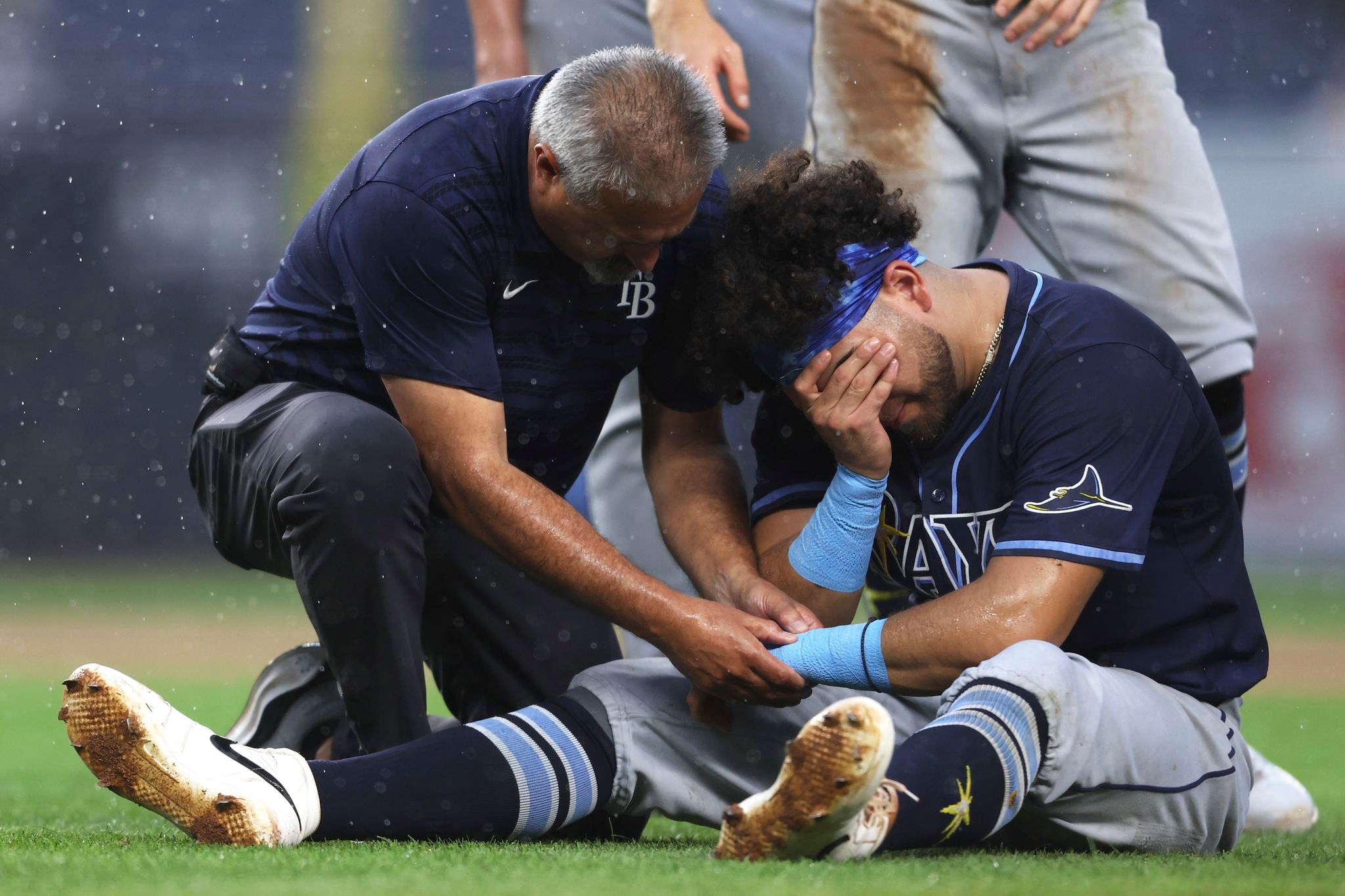 Stanton and Rice hit early homers as Yankees beat Rays 7-4 on busy trade-deadline day