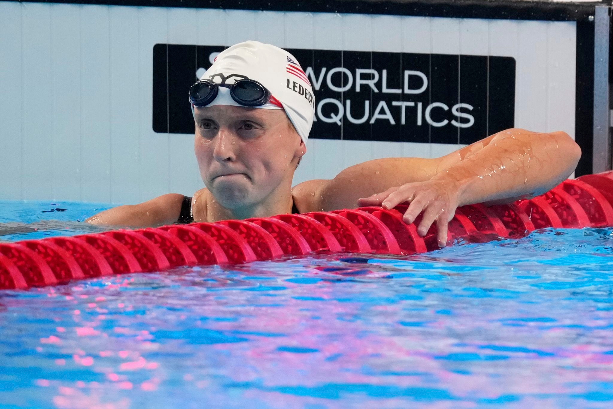 It's Ledecky vs. McIntosh in the 800 freestyle, the centerpiece of the world championships