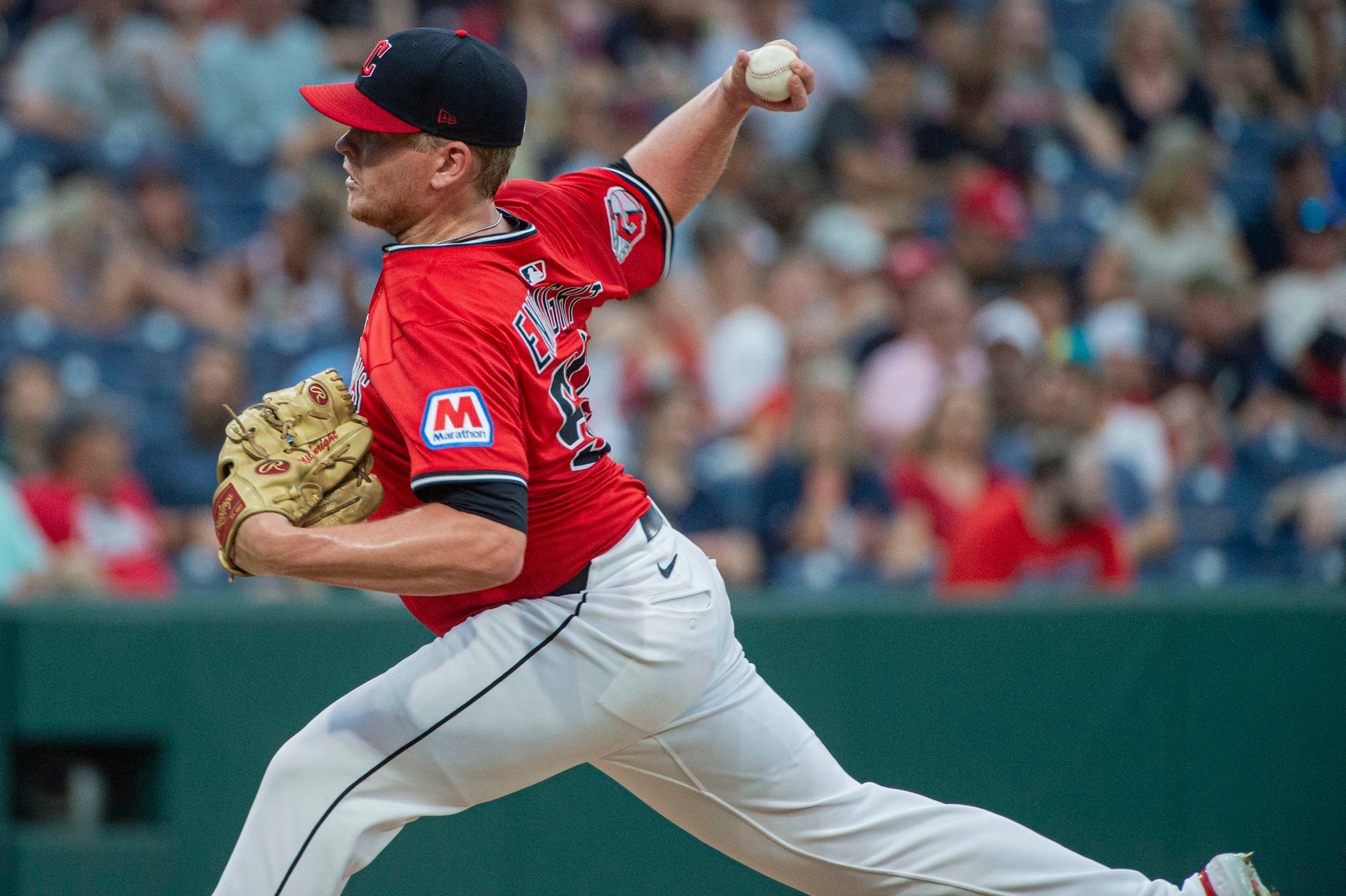 Guardians reliever Nic Enright, battling lymphoma, earns emotional first save