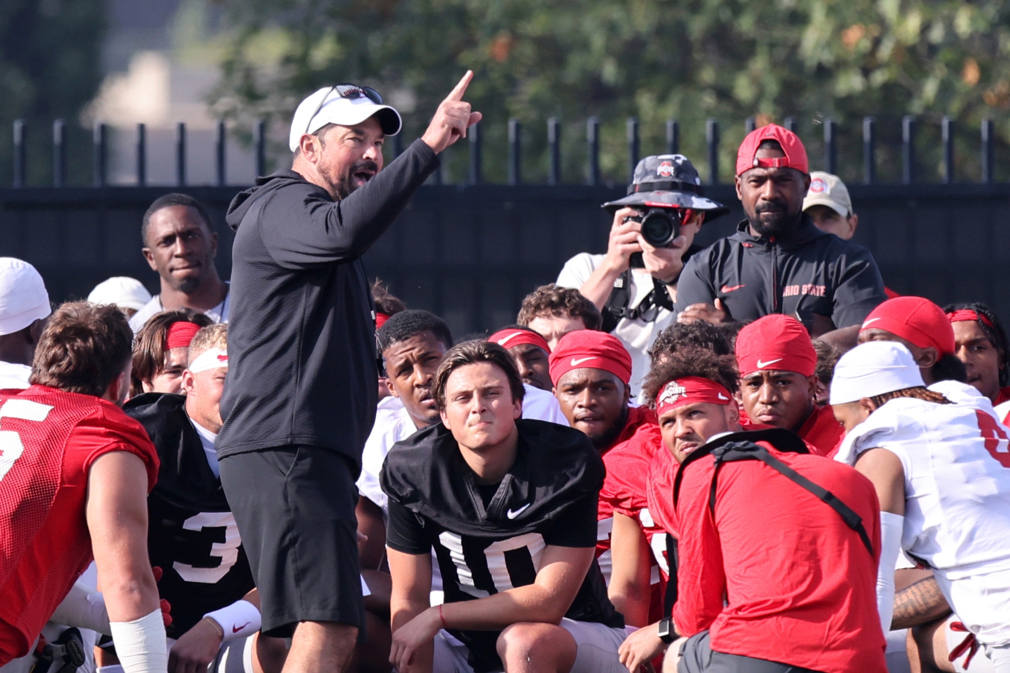 Ohio State's QB competition between Julian Sayin and Lincoln Kienholz remains too close to call