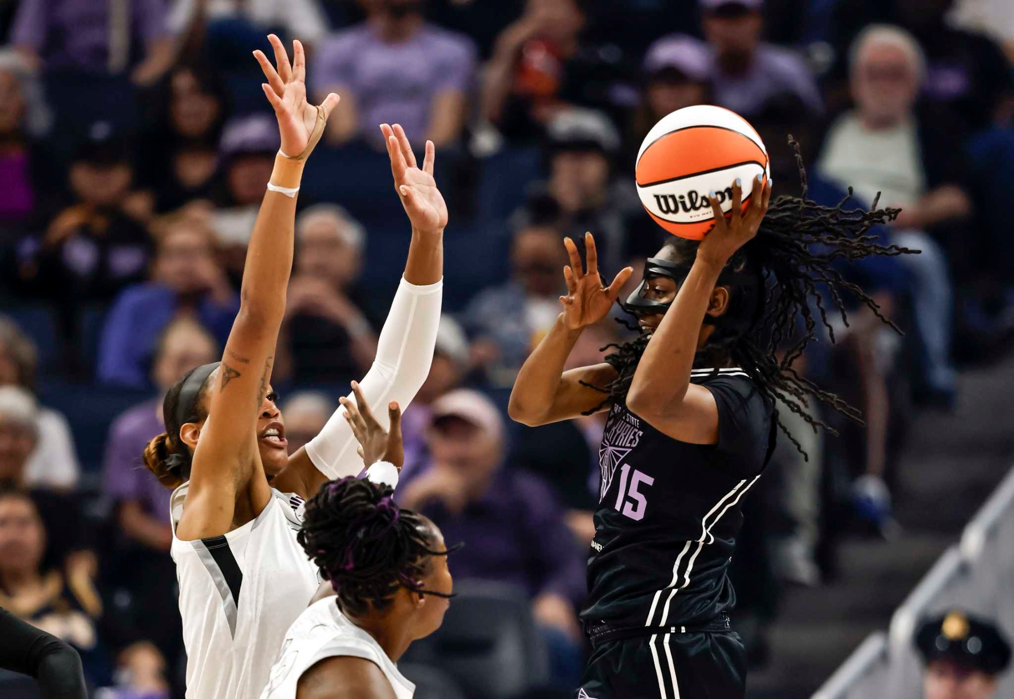 Valkyries slip in return to Chase as loss to Aces trims playoff lead to a half-game