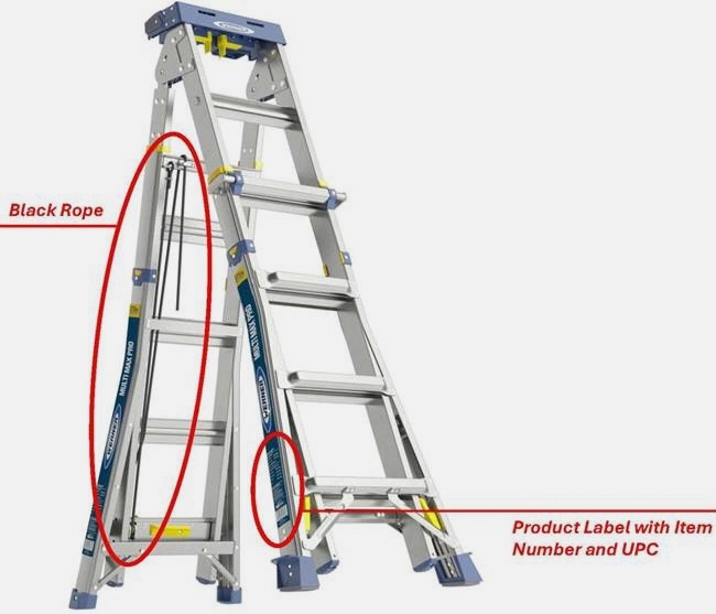 Werner recalls more than 100,000 ladders due to potential fall and injury hazard