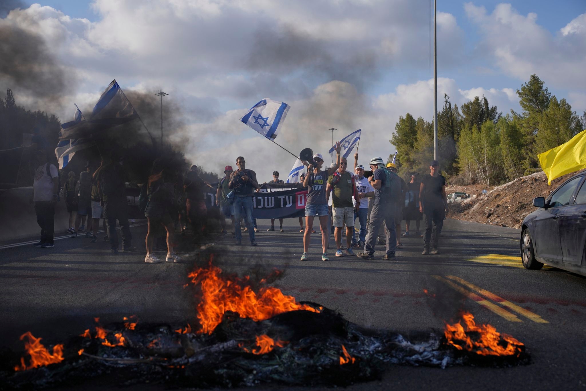 Protestors go on strike in Israel demanding ceasefire and hostage releases