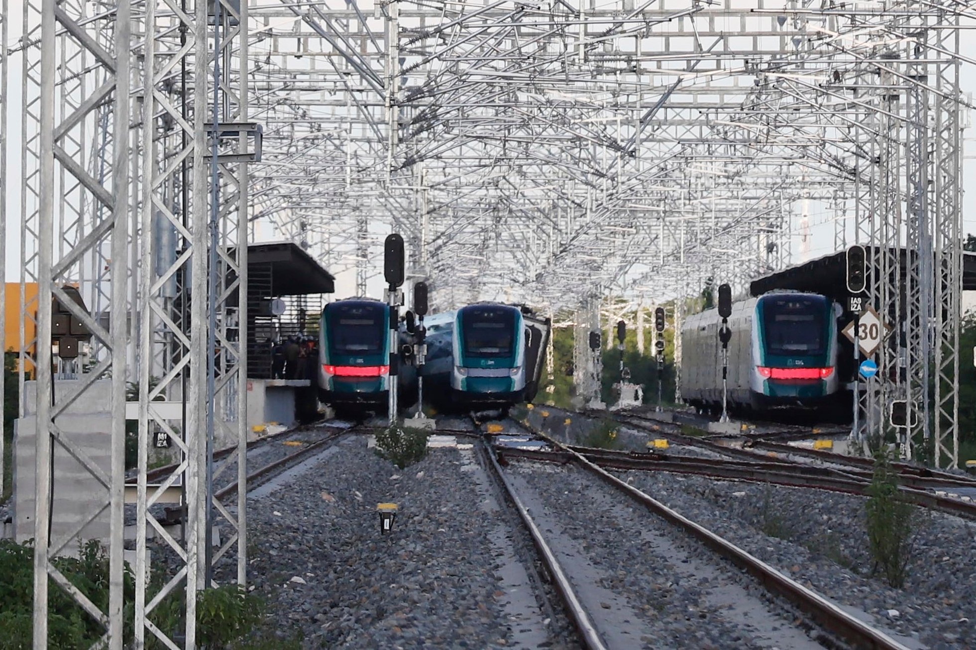 Officials in Mexico investigate switch failure in tourist train derailment