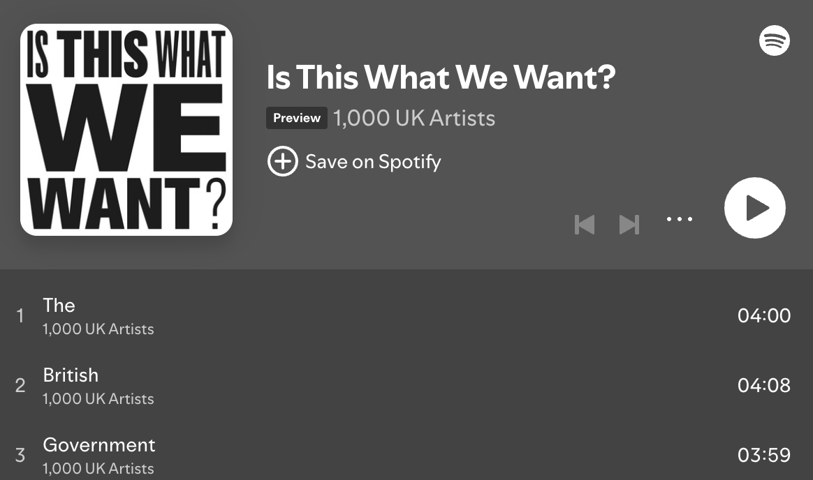 UK creatives protest AI copyright law changes with silent album and campaign