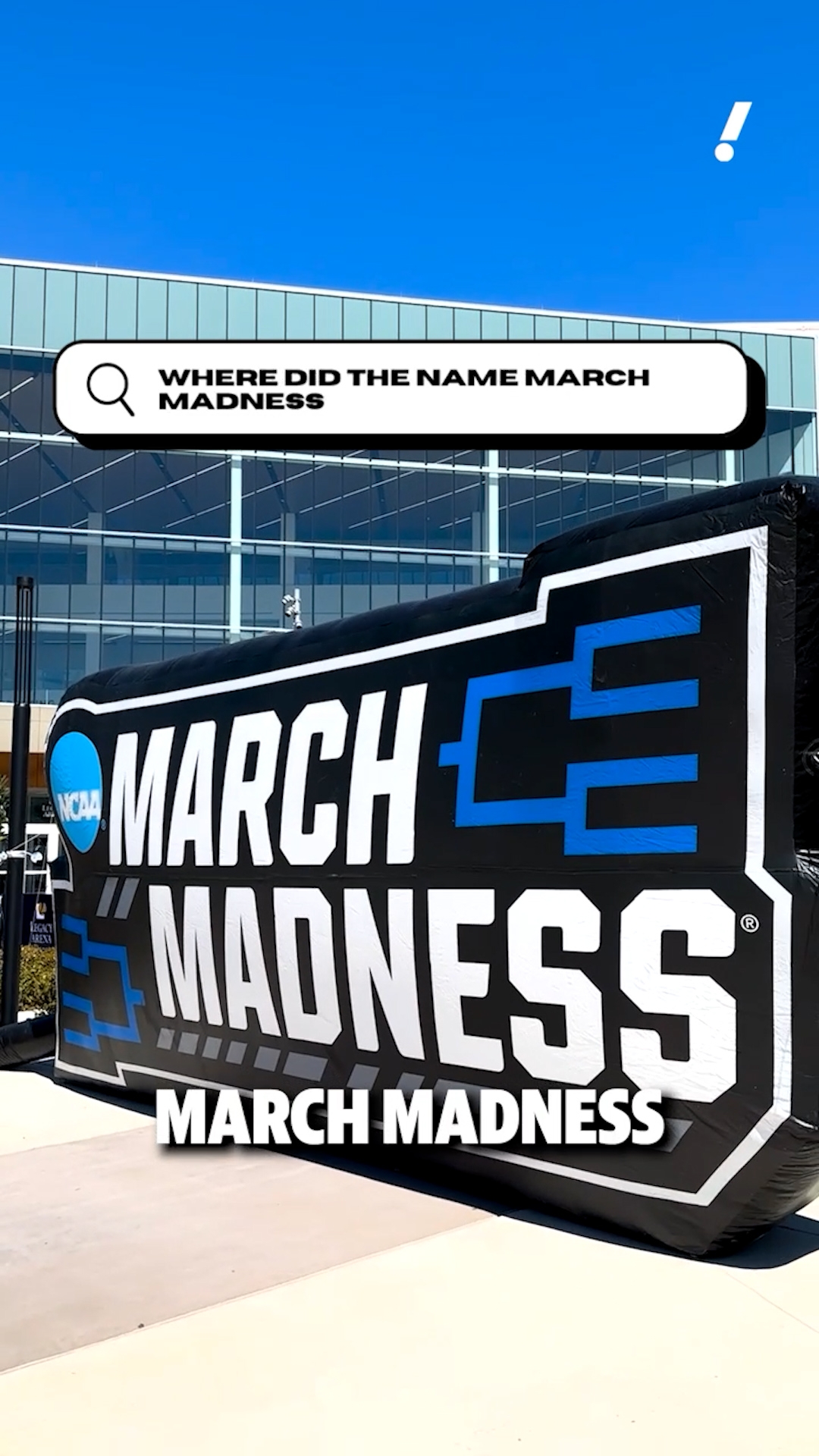 Where did the name March Madness come from?