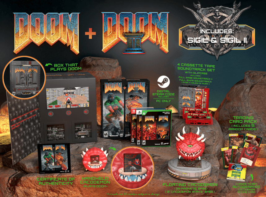 $666 edition of Doom includes game box that, itself, plays Doom