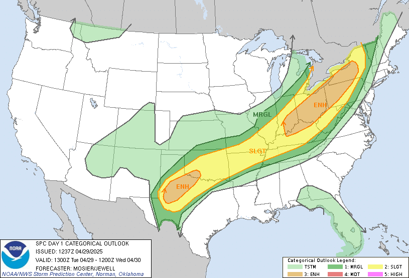 Tornado touches down in Wisconsin as strong storms that ripped across central U.S. head east