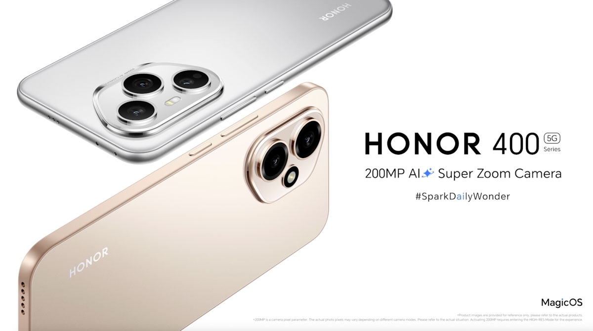 Honor's midrange 400 series pairs a 200-megapixel camera with the usual AI tools