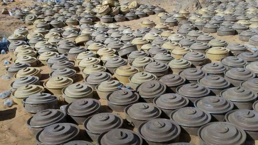 "مسام" ينتزع 1.095 لغماً في اليمن خلال أسبوع زرعتها المليشيات الحوثية الارهابية