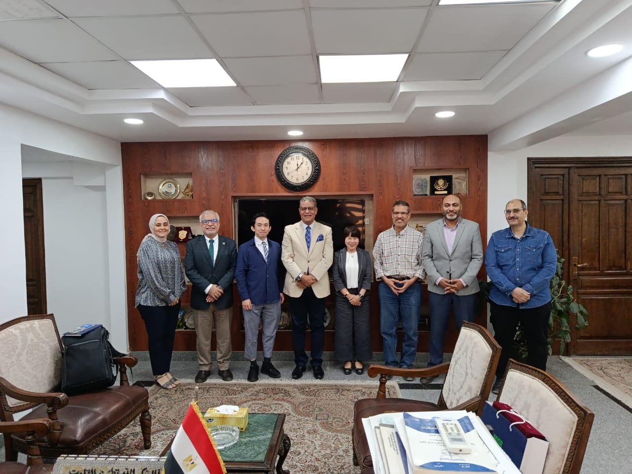 رئيس هيئة الاستشعار من البعد يبحث سبل التعاون مع وفد ياباني رفيع المستوى