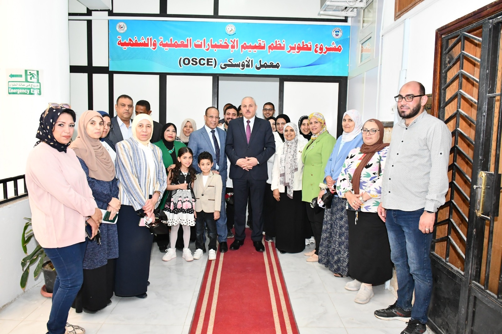 افتتاح معمل الأوسكي بكلية التمريض بجامعة قناة السويس
