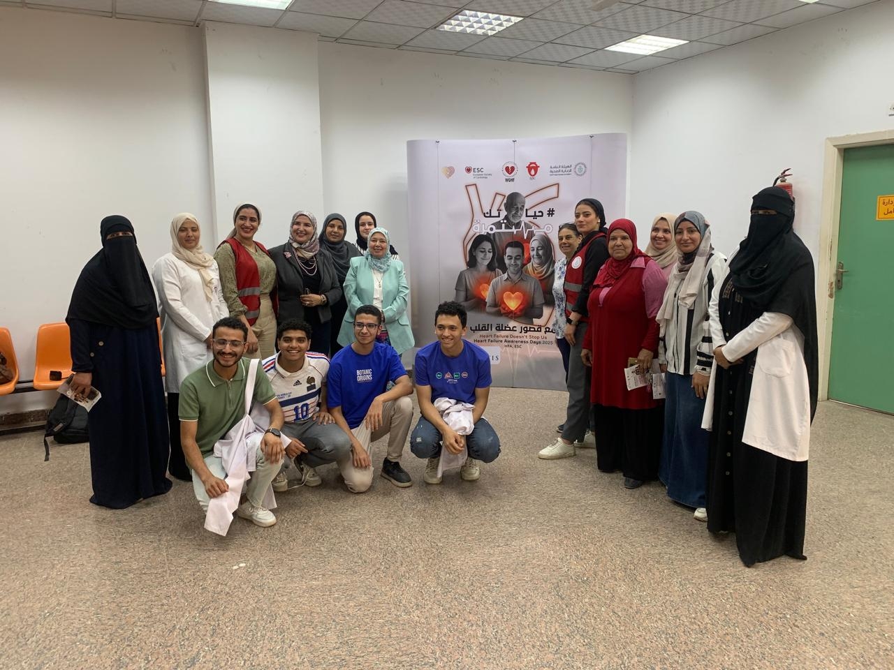 ورشة توعوية بكلية الطب حول قصور عضلة القلب بالتعاون مع جمعيات القلب المصرية والأوروبية
