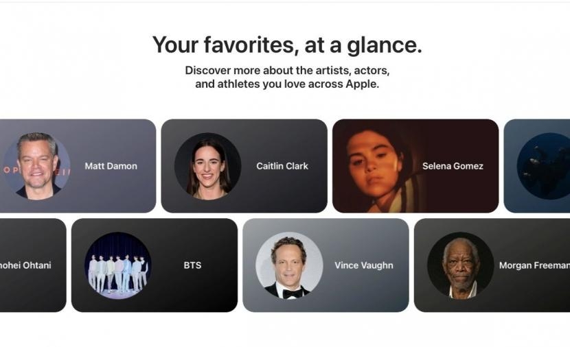 شركة أبل تطلق موقعًا جديدًا "Snapshot on Apple" للمشاهير وأعمالهم