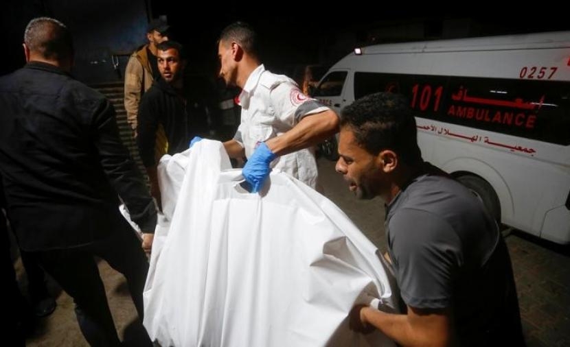 الجبهة الداخلية تدين استهداف الاحتلال لعناصر تأمين المساعدات بدير البلح