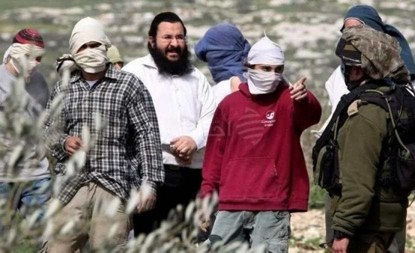 إصابات بهجوم للمستوطنين على مغاير الدير برام الله