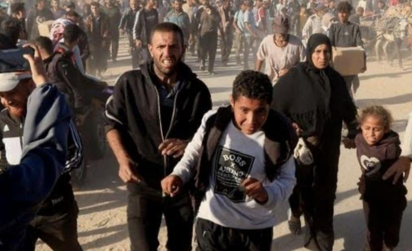 5 شهداء من منتظري المساعدات غربي بيت لاهيا شمالي القطاع