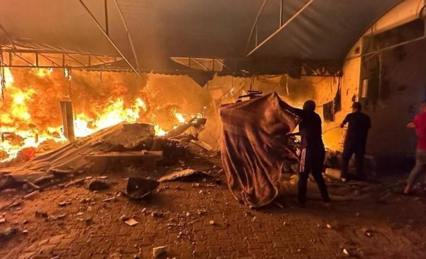 "حماية الصحفيين" يدين هجوم الاحتلال المتكرر على خيام الصحفيين