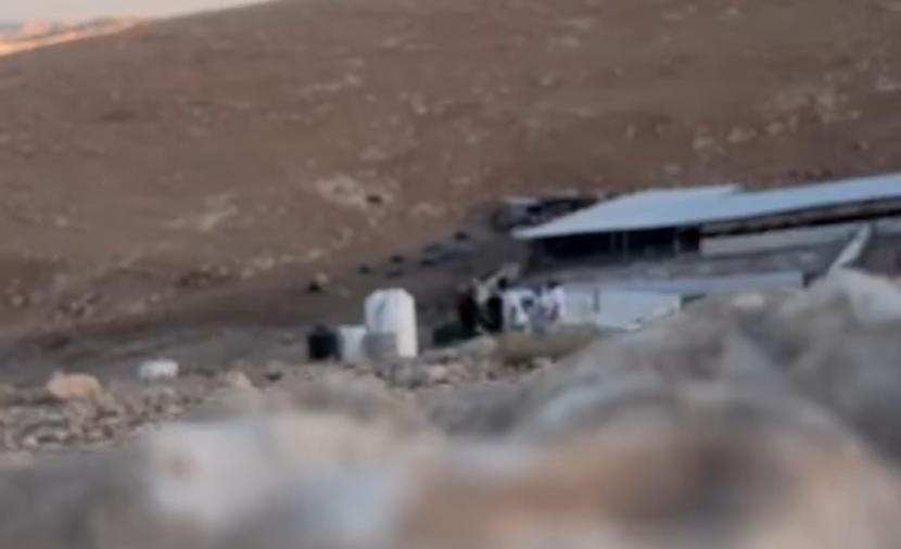 مستوطنون يعتدون على منشأة زراعية في السواحرة بالقدس