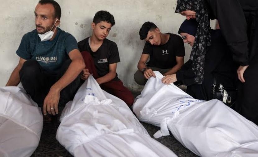 5 شهداء من عناصر تأمين المساعدات شمال غربي غزة