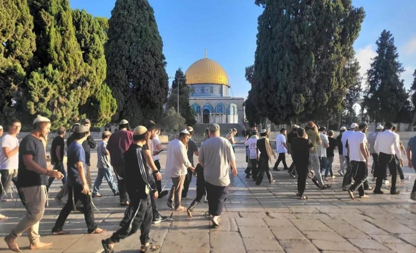 27 اقتحامًا للأقصى ومنع رفع الأذان 51 وقتًا بالإبراهيمي بيوليو