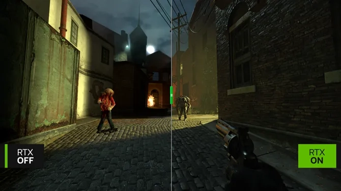 إطلاق النسخة التجريبية للعبة Half-Life 2 RTX مع والإصدار الرسمي لـ NVIDIA RTX Remix