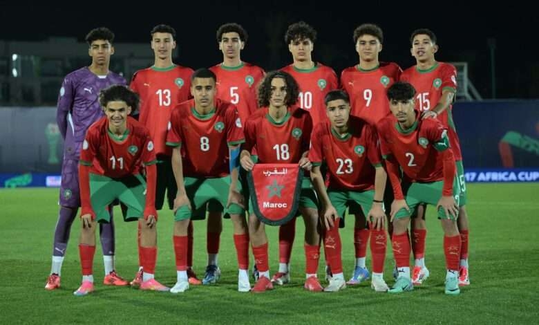 المنتخب المغربي لأقل من 17 عاما يتعادل مع منتخب زامبيا بدون أهداف