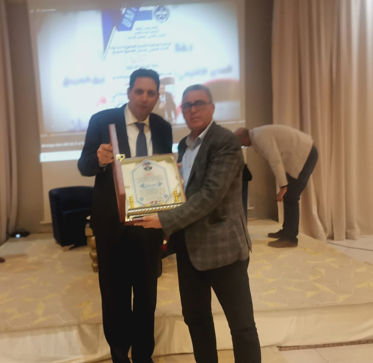 حفل تكريمي مستحق للدكتور سعيد بودرا، المدير الإقليمي السابق لوزارة التربية الوطنية والتعليم الأولي والرياضة بالمضيق-الفنيدق.