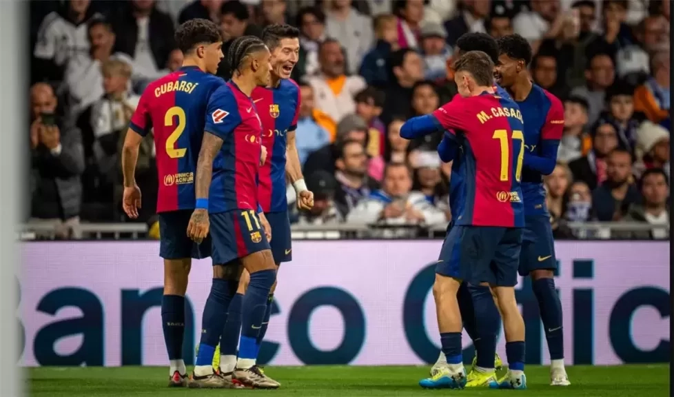 برشلونة يحسم الكلاسيكو لصالحه، ويتقدم بثبات نحو الفوز بالدوري الاسباني.
