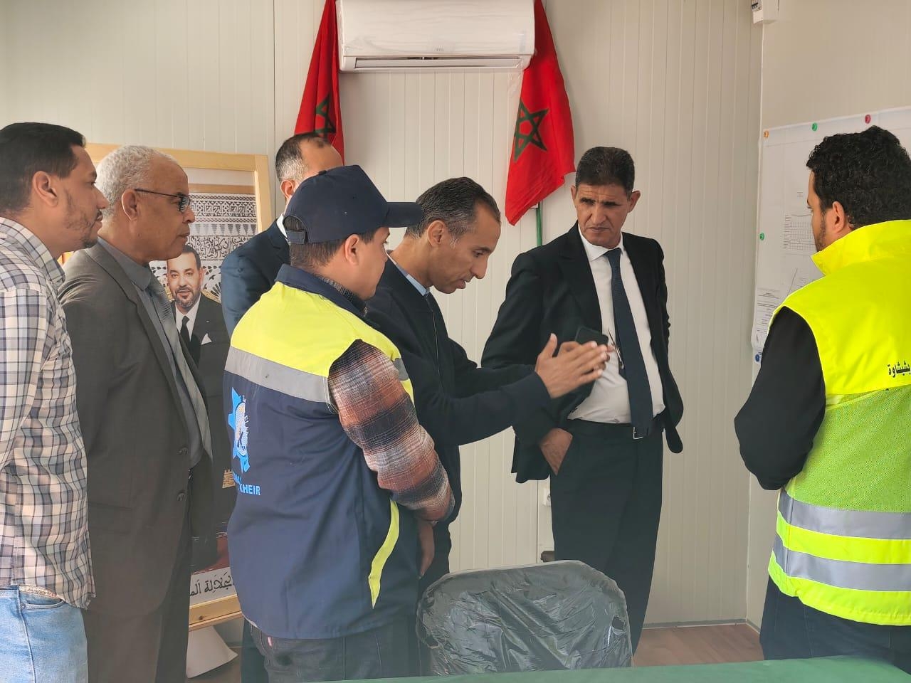 بالصور : مشاريع تنموية واعدة بإقليم شيشاوة: عامل الإقليم بوعبيد الكراب يتفقد أشغال الطريق الإقليمية 2032 وسد بولعوان
