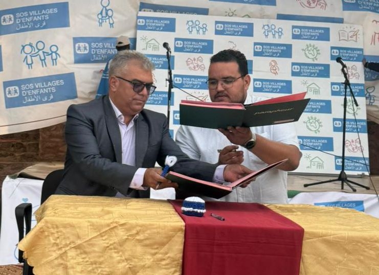 بالصور : توقيع اتفاقية شراكة بين جمعية صداقة للأعمال الاجتماعية وقرى الأطفال SOS بآيت أورير