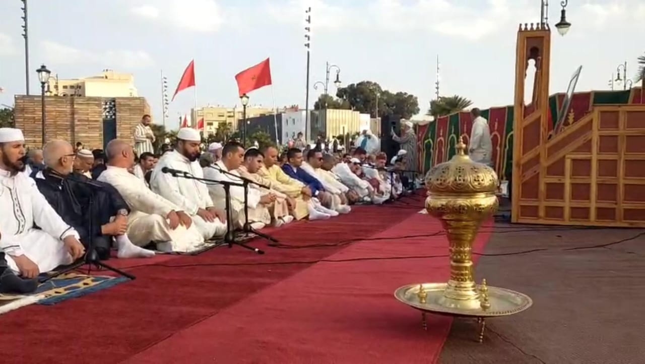 بالصور مراسيم صلاة عيد الأضحى لسنة 1446 بمصلى اگزناية بطنجة…
