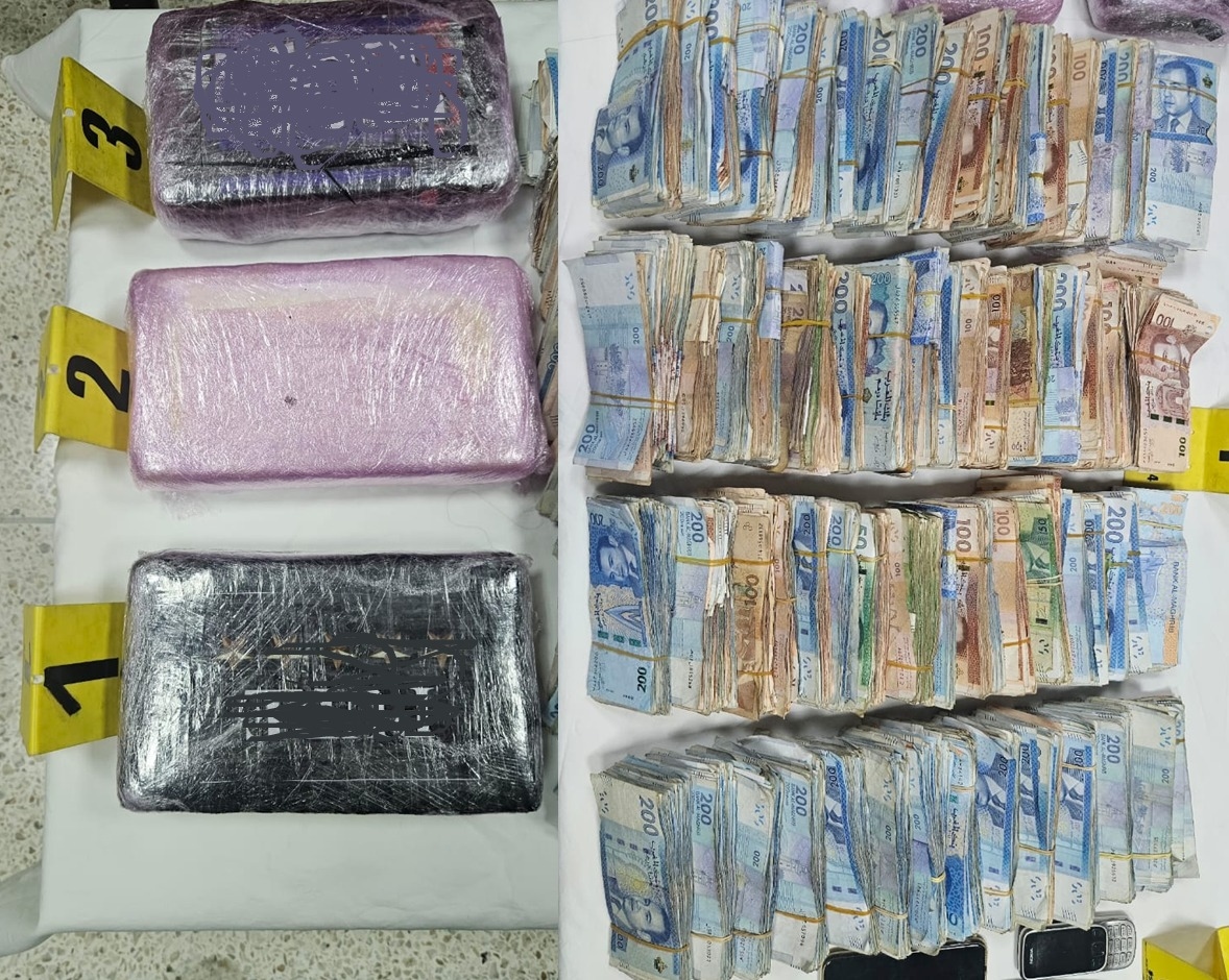 ضبط مخدر الكوكايين بحوزة شخص بطنجة