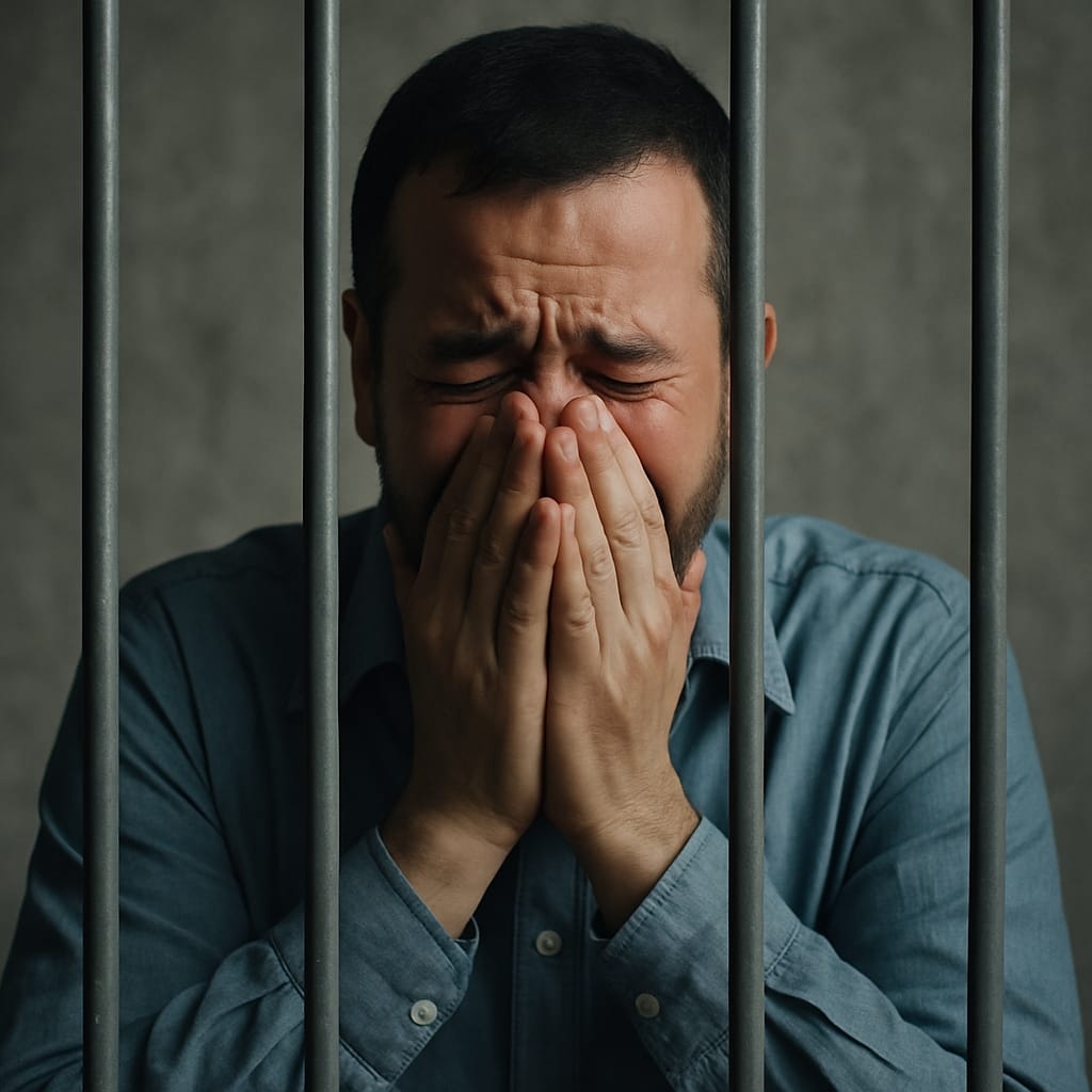 أمام المحكمة: بعيوي ينهار بالبكاء وينفي علاقته بـ'إسكوبار الصحراء' ويتهمه بالكذب والتلفيق
