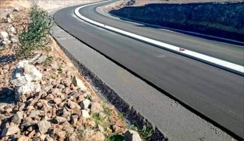 أشغال مشروع تثنية الطريق الوطنية بين تاويمة وأركمان تصل لنسبة 95%