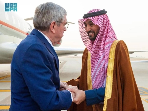 Sports Minister receives Olympic Committee Chief in Riyadh