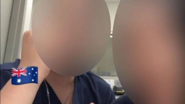 Australian nurses suspended over 'vile' video