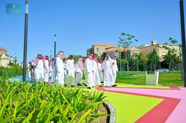 Jeddah governor inaugurates Hira Park and Walkway and 2 parks in Al-Shatea neighborhood