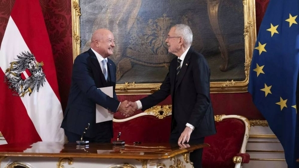 Center-right leader Christian Stocker sworn in as new Austrian chancellor
