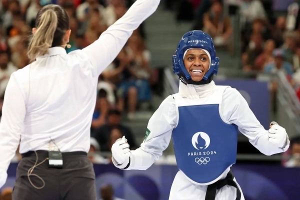 Saudi taekwondo champion Dunia Abu Talib tops world rankings, making history