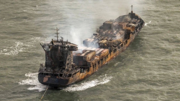 Cargo ship captain arrested for manslaughter after North Sea collision