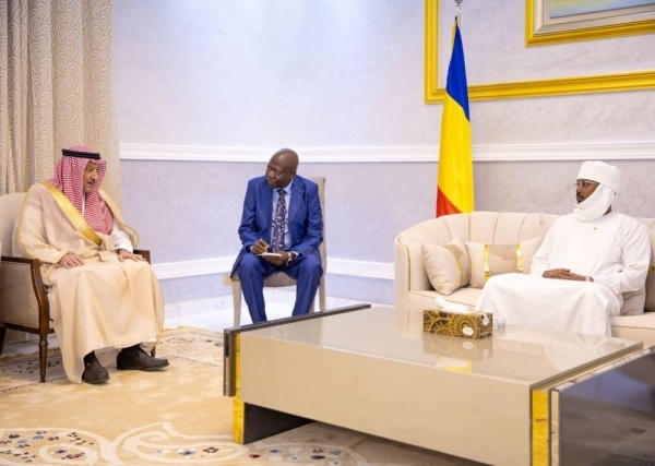 Chadian president meets with Saudi deputy foreign minister to discuss bilateral ties