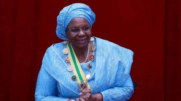 Namibia swears in first female president