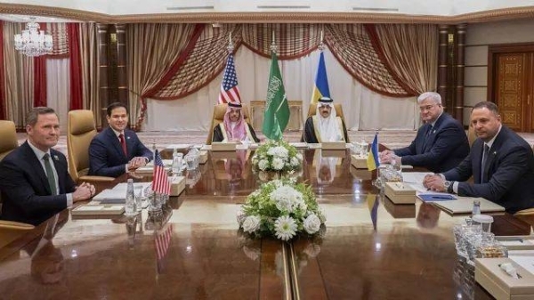 Ukrainian and US officials hold &#039;productive&#039; ceasefire talks in Riyadh