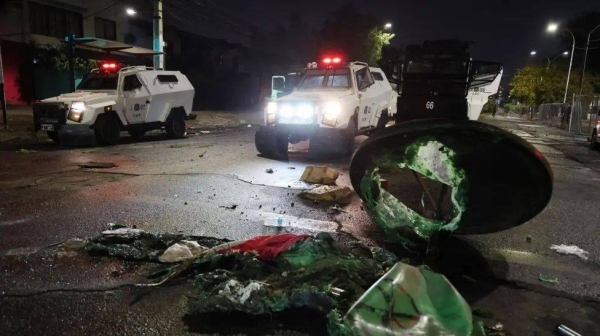 Teenagers die as fans and police clash in Chile