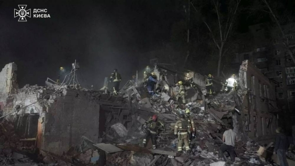 Kyiv hit by deadly Russian missile and drone attack
