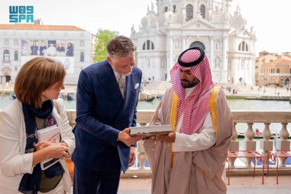 Saudi, Italian culture ministers meet in Venice to discuss advancing cultural cooperation