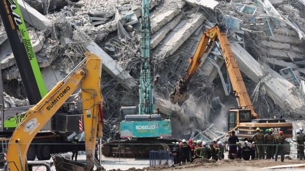 Construction tycoon among 17 wanted in Thailand over deadly tower collapse