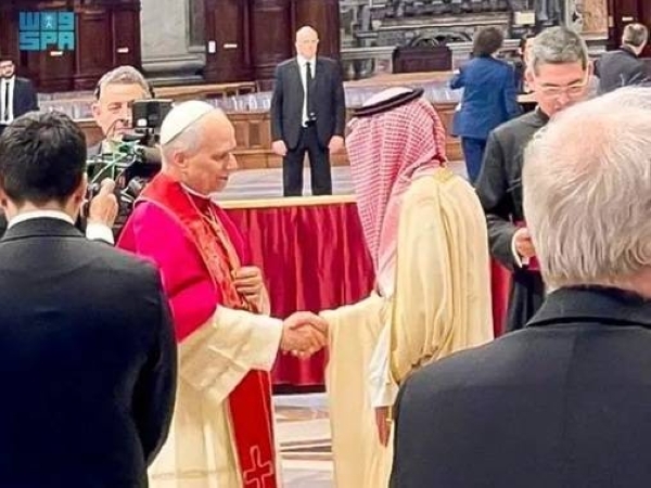 Adel Al-Jubeir attends new Pope's inauguration ceremony